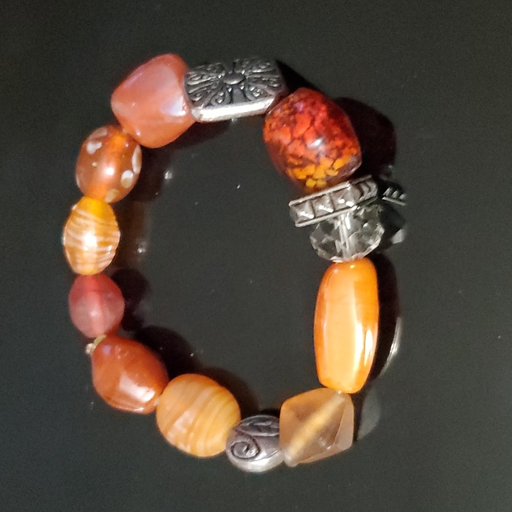 Gem Stone Beaded Bracelt